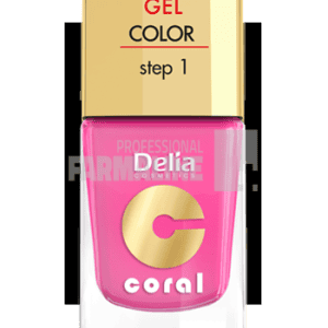 Delia Coral Hybrid Gel Color step 1 Lac unghii 22