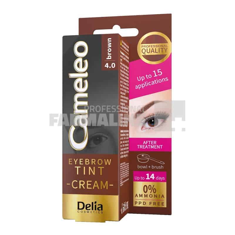 Delia Cosmetic Vopsea pentru gene si sprancene maron 15 g 1 Delia Cosmetic Vopsea pentru gene si sprancene maron 15 g