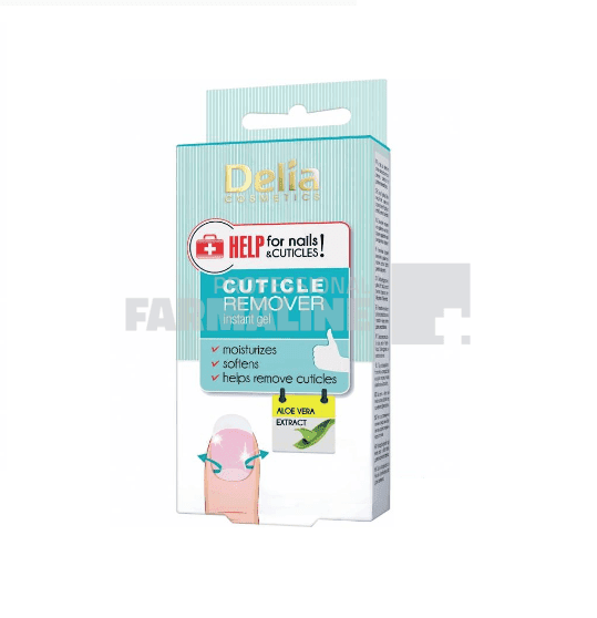 Delia Remover Express Effect tratament unghii stop/help gel cuticule 12 zile 11 ml 1 Delia Remover Express Effect tratament unghii stop/help gel cuticule 12 zile 11 ml