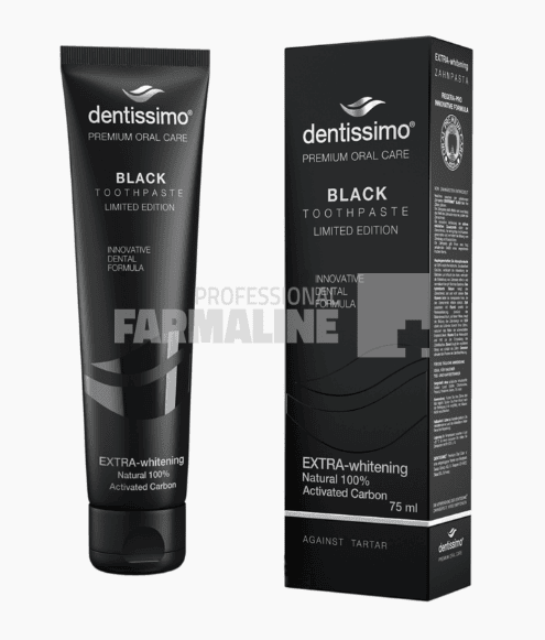 Dentissimo Black Tooth pasta de dinti 75 ml 1 Dentissimo Black Tooth pasta de dinti 75 ml