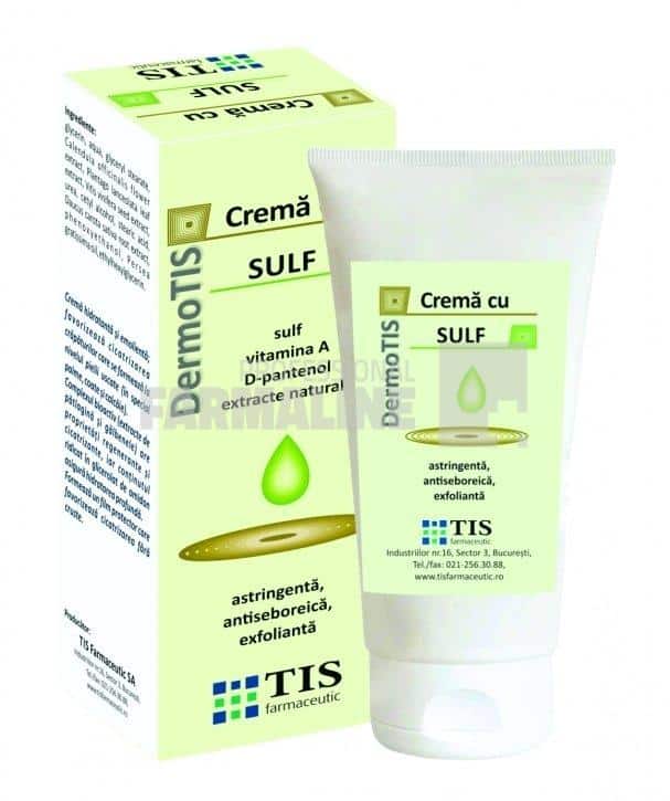 Dermotis Crema cu sulf 50 ml 1 Dermotis Crema cu sulf 50 ml