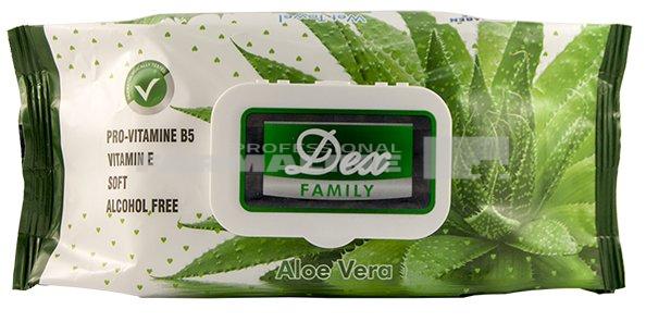 Dex Family Aloe vera sevetele umede 120 bucati