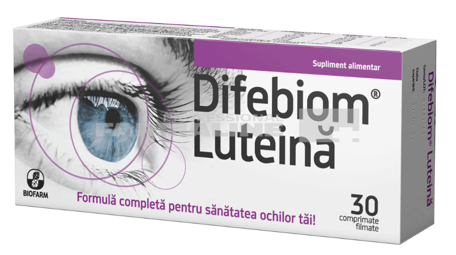 Difebiom Luteina 30 comprimate 1 Difebiom Luteina 30 comprimate