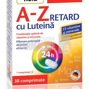 Doppelherz Aktiv A-Z Retard cu luteina 30 comprimate
