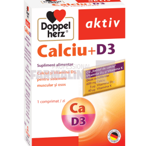 Doppelherz Aktiv Calciu + D3 30 comprimate