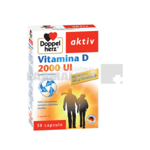 Doppelherz Aktiv Vitamina D 2000 UI 30 capsule