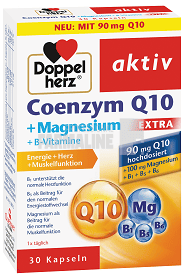 Doppelherz Coenzyma Q10 Extra 90 mg + Mg + B1 + B5 + B6 30 capsule