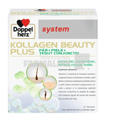 Doppelherz System Kollagen Beauty Plus 10 flacoane 1 Doppelherz System Kollagen Beauty Plus 10 flacoane