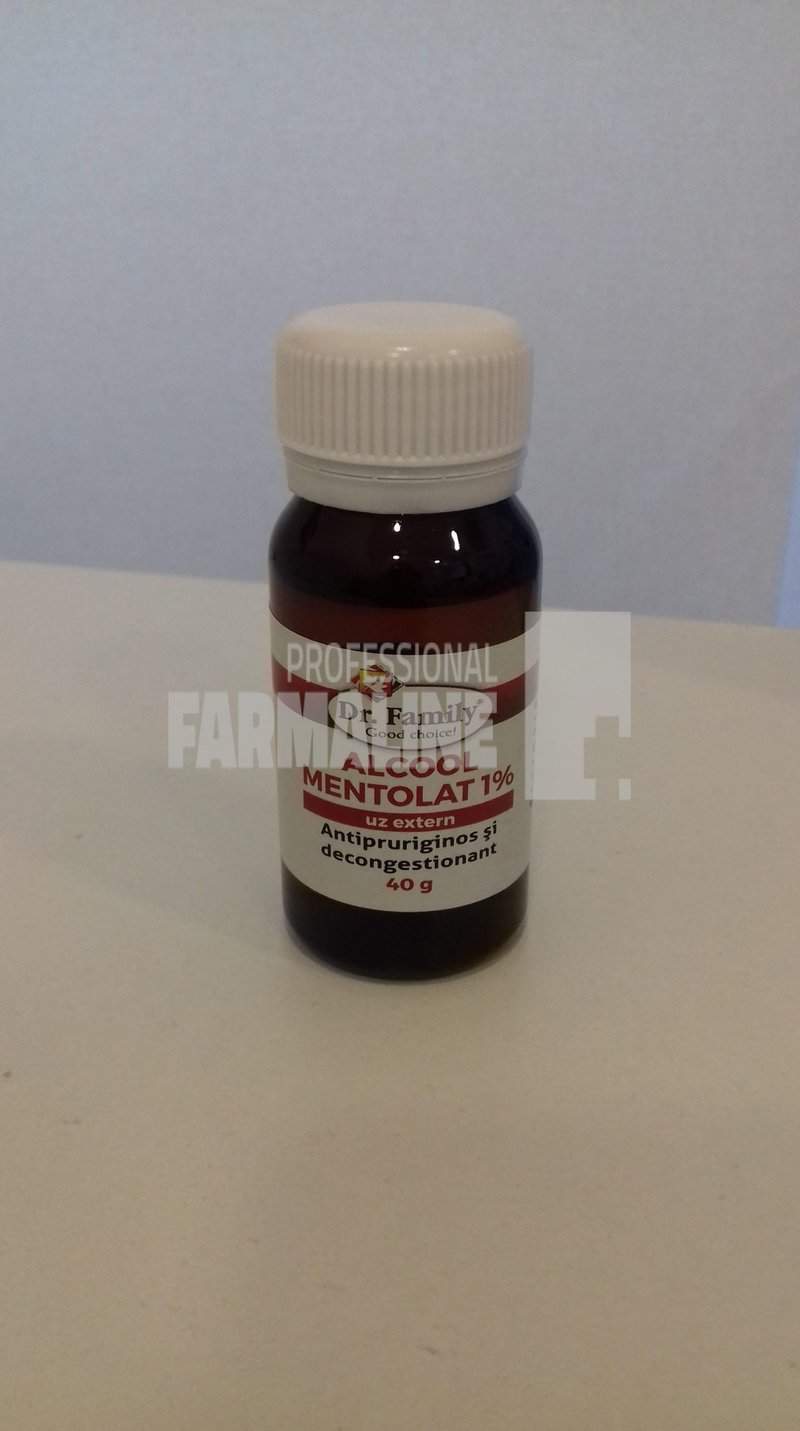 Dr. Family Alcool mentolat 1% 40 g 1 Dr. Family Alcool mentolat 1% 40 g