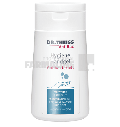 Dr. Theiss Antibac Gel igienizant pentru maini 70% alcool etilic & glicerina 100 ml 1 Dr. Theiss Antibac Gel igienizant pentru maini 70% alcool etilic & glicerina 100 ml