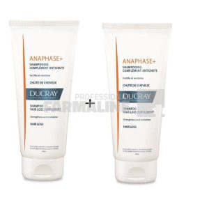 Ducray Anaphase+ Sampon anticadere fortifiant si revitalizant 200 ml 1+1 50% din al II-lea