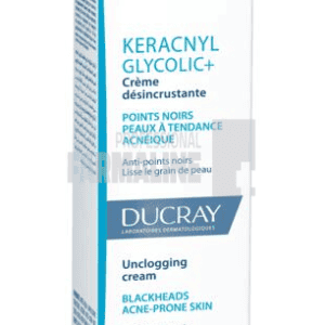 Ducray Keracnyl Glycolic+ Crema dezincrustanta 30 ml