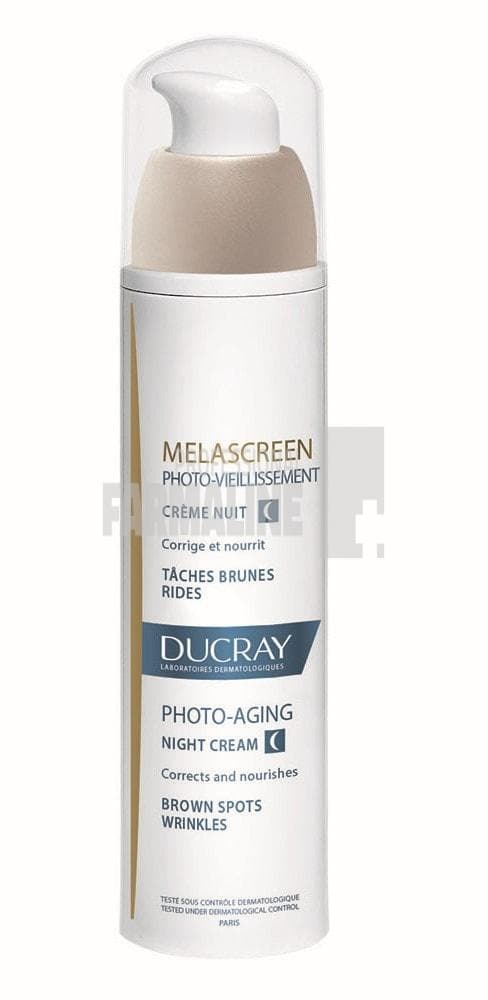 Ducray Melascreen Crema de noapte 50 ml 1 Ducray Melascreen Crema de noapte 50 ml