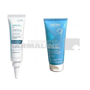 Ducray Pachet Keracnyl P.P Crema 30 ml + Keracnyl Gel 100 ml Cadou