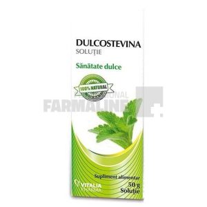 Dulcostevina Solutie indulcitor din stevie 50 g