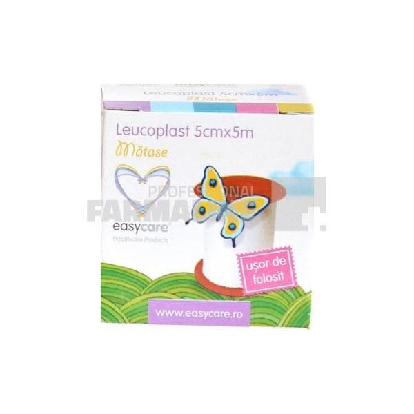 Easy Care Leucoplast matase 5 cm X 5 m