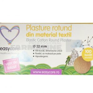 Easy Care Plasture textil rotund 22 mm 100 bucati