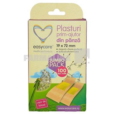 Easy Care Plasturi Prim Ajutor Din Panza 72MMX19MM 100bucati