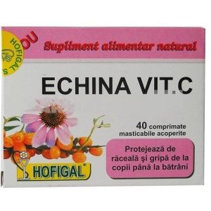 Echina Vitamina C 60 comprimate