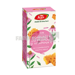 Echinacea cu Propolis si Vitamina C 63 capsule