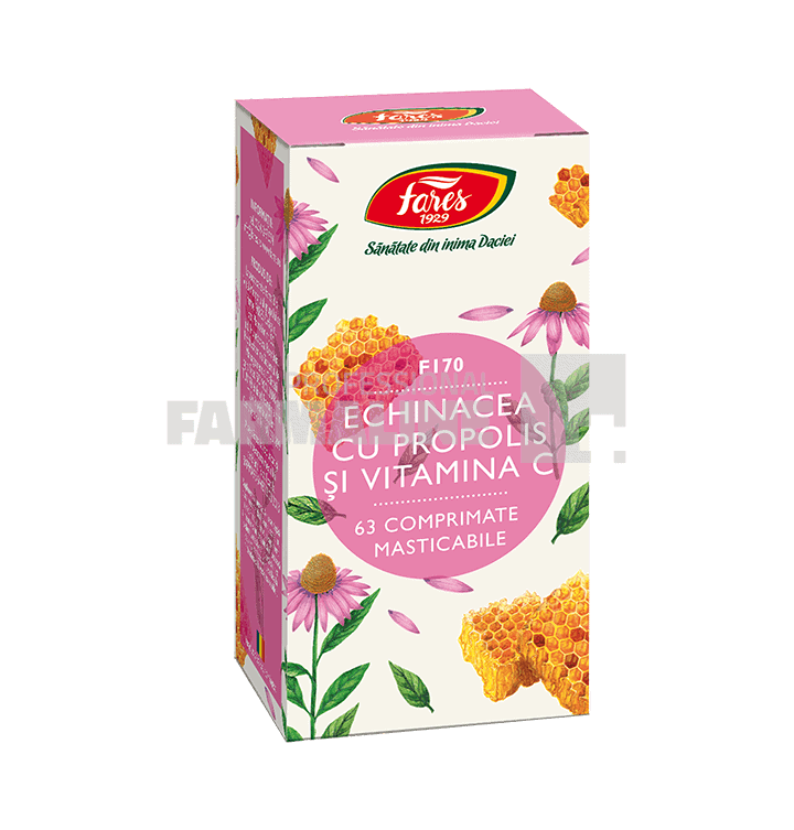 Echinacea cu Propolis si Vitamina C 63 capsule 1 Echinacea cu Propolis si Vitamina C 63 capsule