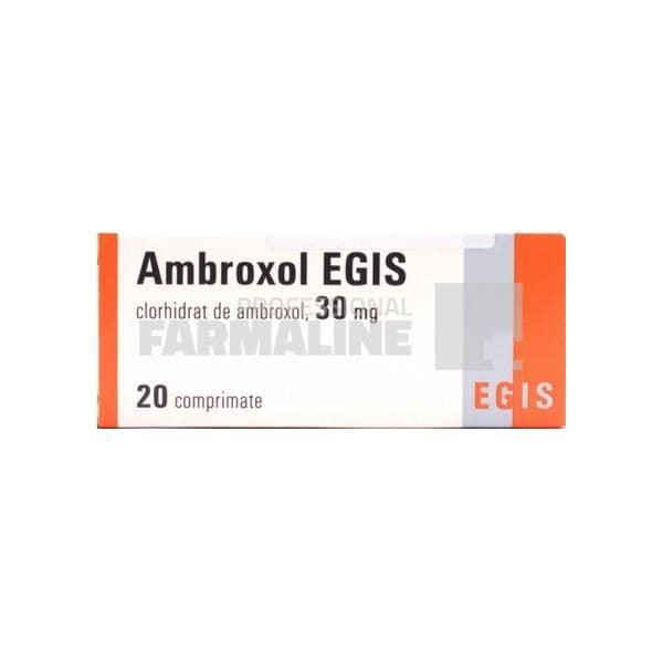 Egis Ambroxol 20 comprimate - Soluția ideală pentru tuse 1 Egis Ambroxol 20 comprimate