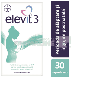 Elevit 3 - Multivitamine pentru perioada postnatala si de alaptare – 30 capsule