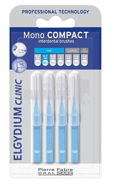 Elgydium Clinic Periute interdentare Monocompact Blue 4 bucati 1 Elgydium Clinic Periute interdentare Monocompact Blue 4 bucati
