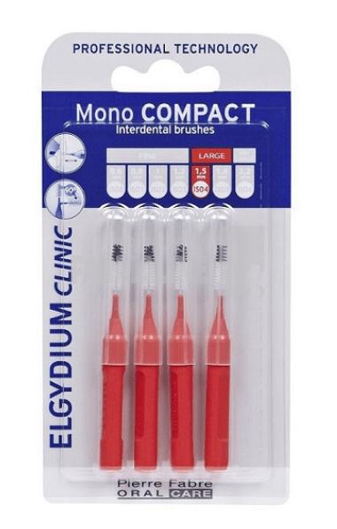 Elgydium Clinic Periute interdentare Monocompact Red 4 bucati 1 Elgydium Clinic Periute interdentare Monocompact Red 4 bucati