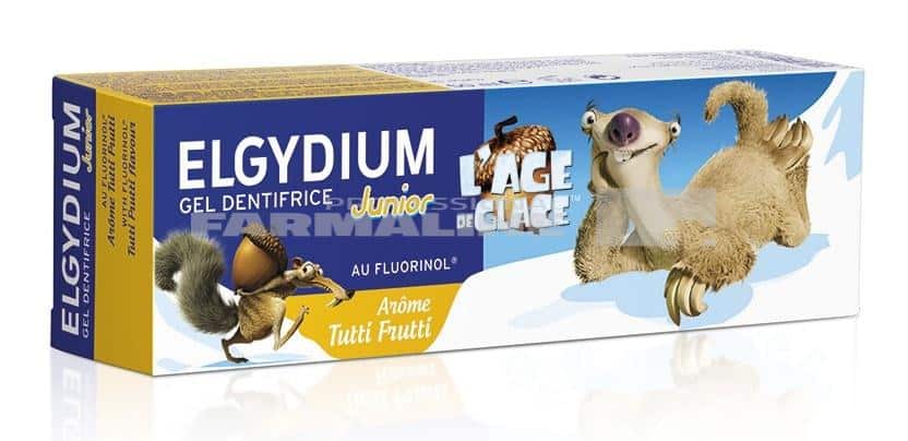 Elgydium Ice Age Tutti Frutti Pasta de dinti pentru copii 7-12 ani 50 ml 1 Elgydium Ice Age Tutti Frutti Pasta de dinti pentru copii 7-12 ani 50 ml