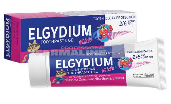 Elgydium Junior Pasta de dinti cu aroma de fructe de padure 2-6 ani 50 ml 1 Elgydium Junior Pasta de dinti cu aroma de fructe de padure 2-6 ani 50 ml