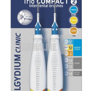 Elgydium Periuta Interdentara Trio Compact Mixt-Narrow 2 bucati