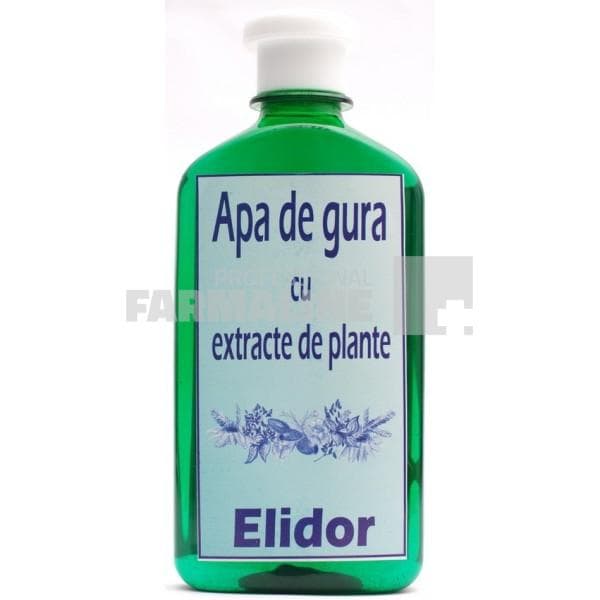 Elidor Apa de Gura cu Extracte de Plante 250 ml