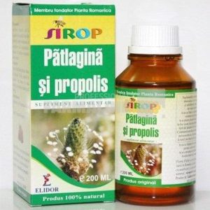 Elidor Sirop cu patlagina si propolis 200 ml