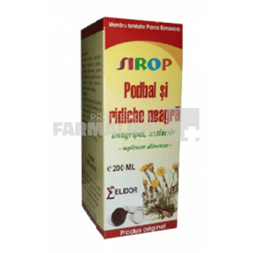 Elidor Sirop podbal si ridichie neagra 200 ml