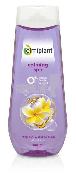 Elmiplant Calming Spa Gel de dus Fragipani si ulei de argan 400 ml