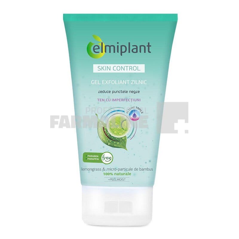 Elmiplant Skin Control Gel exfoliant zilnic ten cu imperfectiuni 150 ml