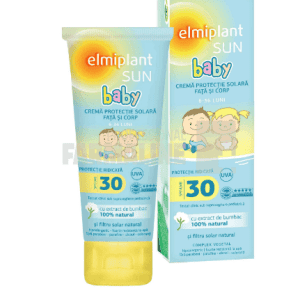 Elmiplant Sun Baby Lotiune protectie solara fata si corp SPF30 100 ml