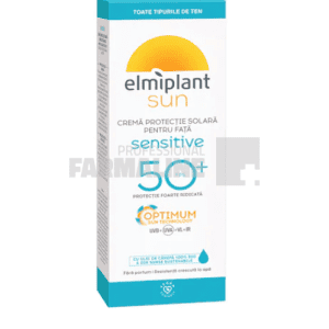 Elmiplant Sun Face Sensitive Crema protectie solara pentru fata SPF50 50 ml