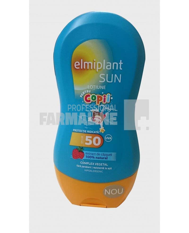 Elmiplant Sun Lotiune pentru protectie solara copii SPF50 200 ml 1 Elmiplant Sun Lotiune pentru protectie solara copii SPF50 200 ml