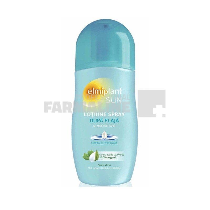 Elmiplant Sun Lotiune spray cu aloe vera dupa plaja 200 ml