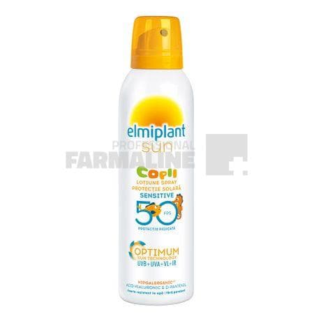 Elmiplant Sun Sensitive Lotiune Spray protectie solara copii SPF50 150 ml