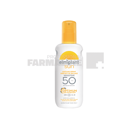 Elmiplant Sun Sensitive Lotiune spray SPF50+ 200 ml 1 Elmiplant Sun Sensitive Lotiune spray SPF50+ 200 ml