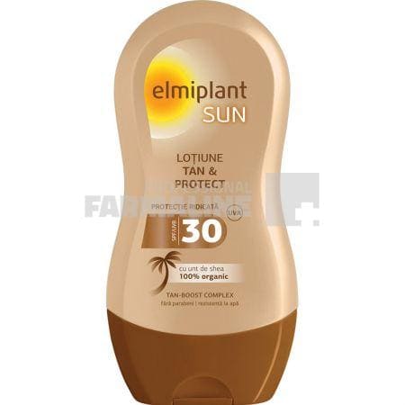 Elmiplant Sun Tan & Protect Lotiune de corp protectie solara SPF30 200 ml