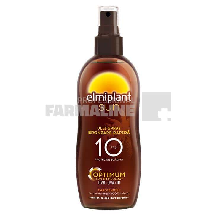 Elmiplant Ulei spray bronzare rapida SPF10 150 ml