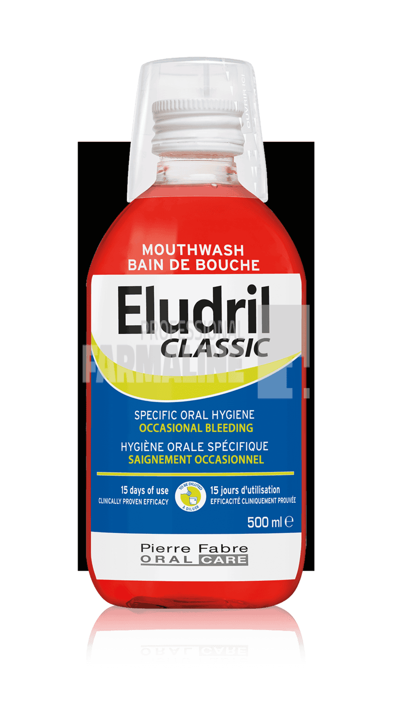 Eludril Classic Apa de gura 500 ml 1 Eludril Classic Apa de gura 500 ml
