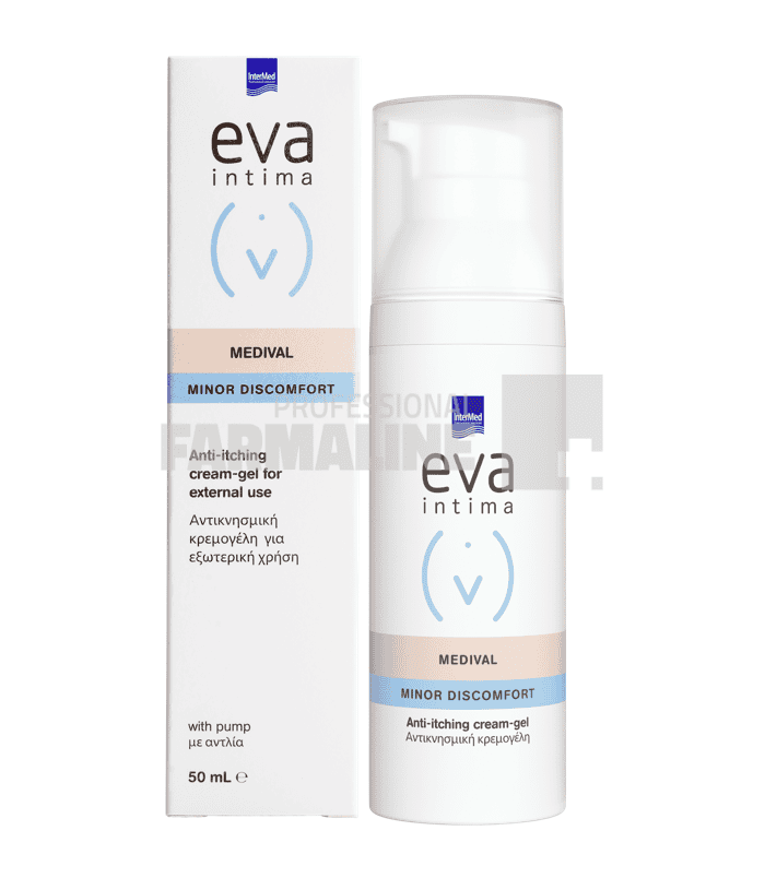 Eva Intima Medival Gel crema anti-prurit 50 ml 1 Eva Intima Medival Gel crema anti-prurit 50 ml
