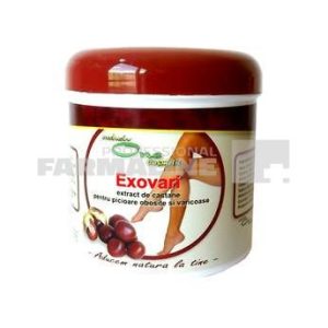 Exovari Crema pentru picioare obosite si varicoase cu Extract de Castane 250 ml