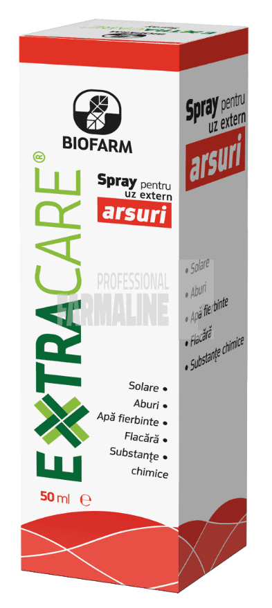 Extracare Spray pentru arsuri 50 ml 1 Extracare Spray pentru arsuri 50 ml