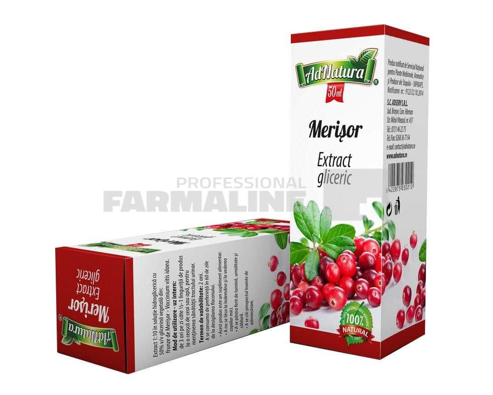 Extract de merisor hidroalcoolic 50 ml 1 Extract de merisor hidroalcoolic 50 ml